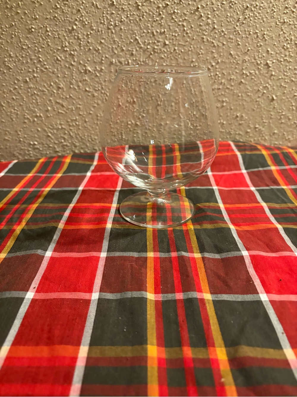 Vintage Clear Brandy Snifter Crystal - Classic Clear Glass